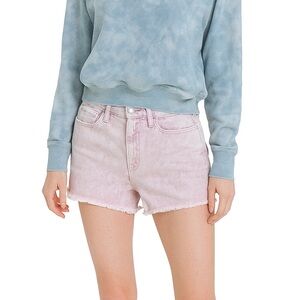 Universal Threads Good Co. Midi Pink Acid Wash Jean Denim Shorts size 12/31